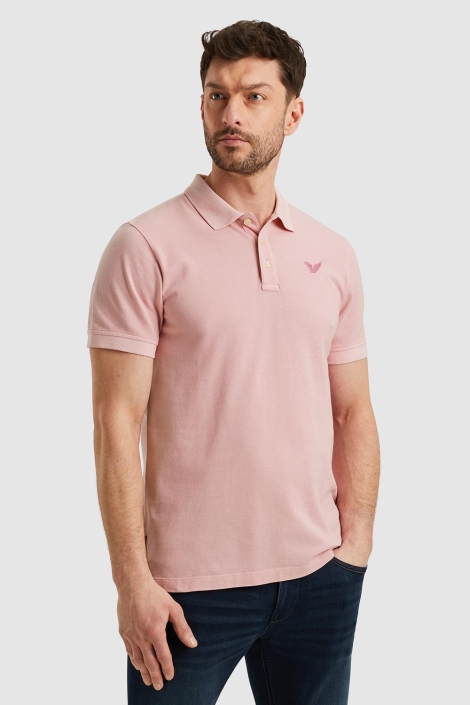 PME legend short sleeve polo garment dyed piq